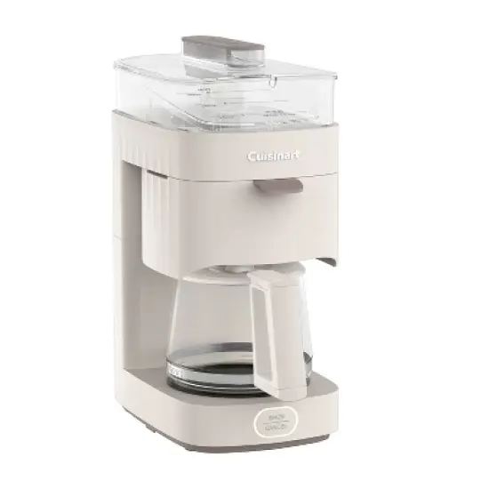 Cuisinart 5c SOHO Drip Coffee Maker Truffle DCC-5TR: 5-Cup Capacity, Automatic Shut-Off, Permanent Filter, Off-White image {1}