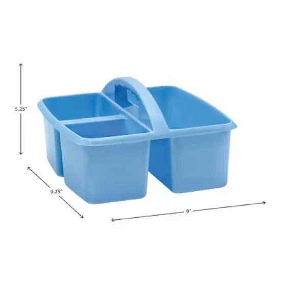 Teacher Created Resources&reg; Light Blue Plastic Storage Caddy, Pack of 6 image {4}