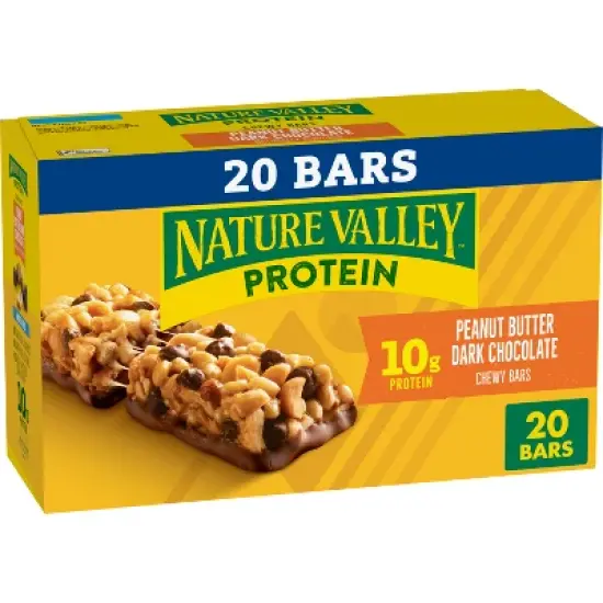 Nature Valley Chewy Snack Bars Peanut Butter Dark Chocolate - 28.4oz/20ct image {7}