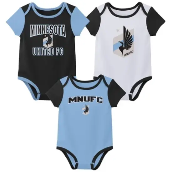 MLS Minnesota United FC Infant 3pk Bodysuit image {4}