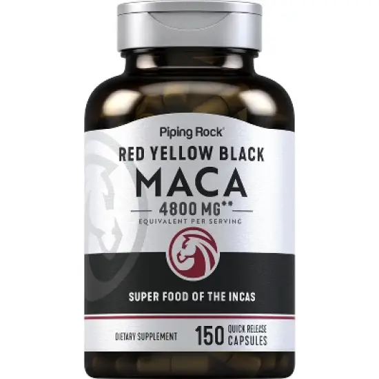 Piping Rock Maca Root Supplement 4800 mg | 150 Capsules image {7}