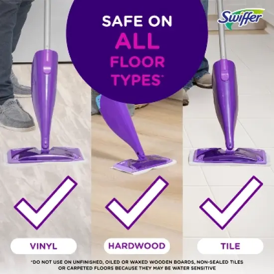 Swiffer WetJet Solution Antibacterial Cleaner - 42.2 fl oz image {2}