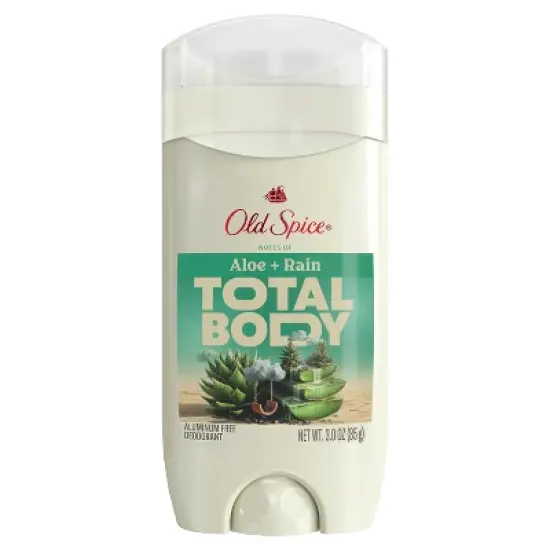Old Spice Total Body Solid Deodorant - Aloe and Rain - 3oz image {11}