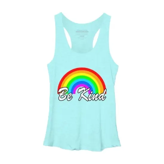 Design By Humans Be Kind Autism Awareness Rainbow Choose Kindness By Racerback Tank Top image {4}