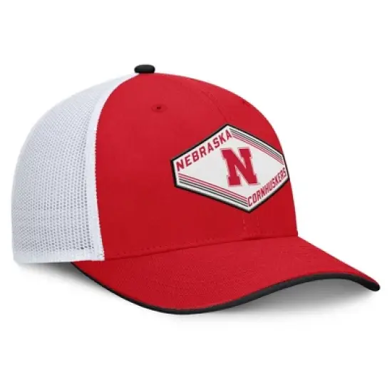 NCAA Nebraska Cornhuskers Structured Cotton Snapback Hat image {2}