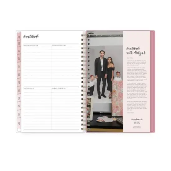 Blue Sky Ivory Paper Co 2025-2026 Weekly/Monthly Wirebound Planner 5"x8" Printed Nataliana Multi Floral image {10}