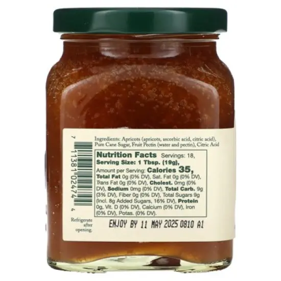 Stonewall Kitchen Apricot Jam, 12.25 oz (347 g) image {1}