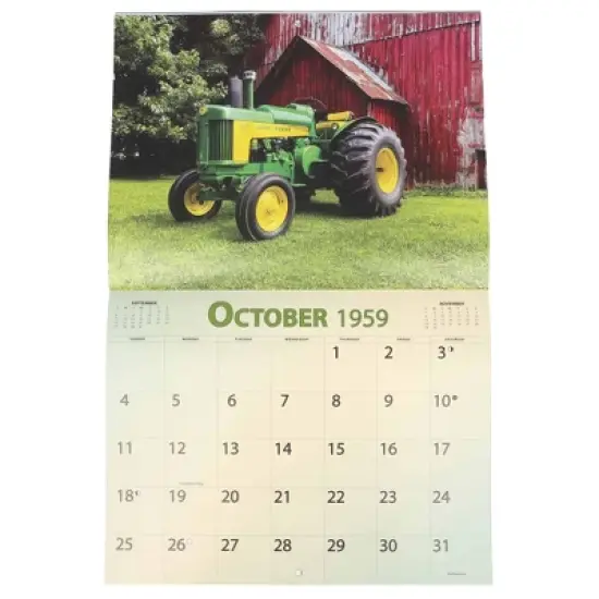 2026 Vintage John Deere Calendar Featuring 1959 Tractors image {6}