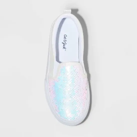 Girls' Aliki Flip Sequin Slip-On Sneakers - Cat & Jack&trade; image {2}