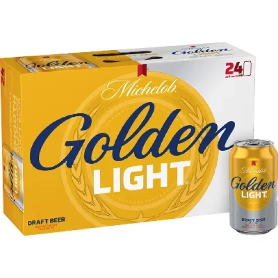 Michelob Golden Light Draft Beer - 24pk/12 fl oz Cans image {7}
