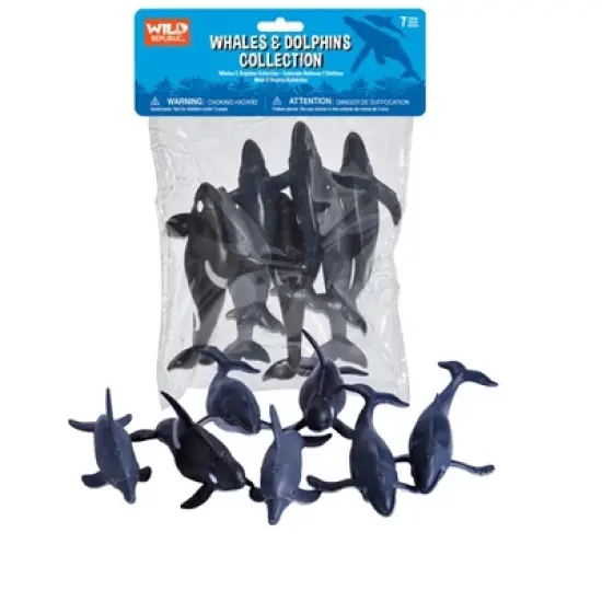 Wild Republic Polybag Whale And Dolphin Animal Figure, 12 Inches image {1}