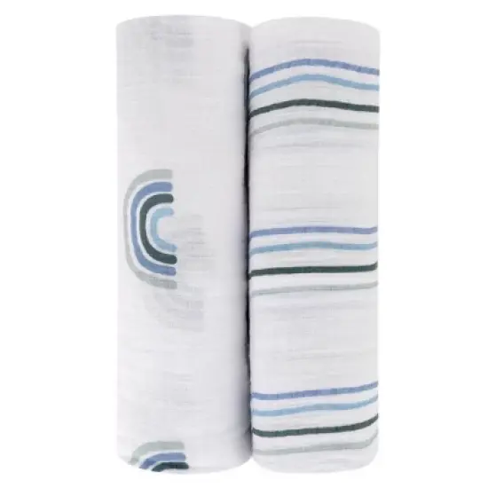 Ely's & Co. Cotton Muslin Swaddle Blanket  2 Pack image {7}