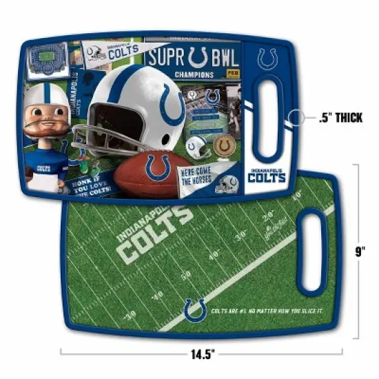 NFL Indianapolis Colts Retro Series Cutting Board image {1}