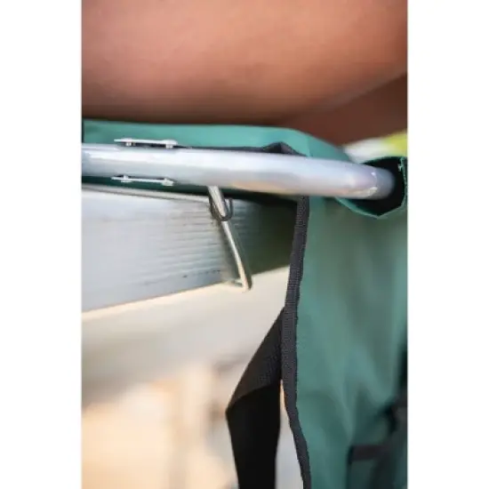 Stansport Folding Stadium Seat With Arms Green/Tan image {8}