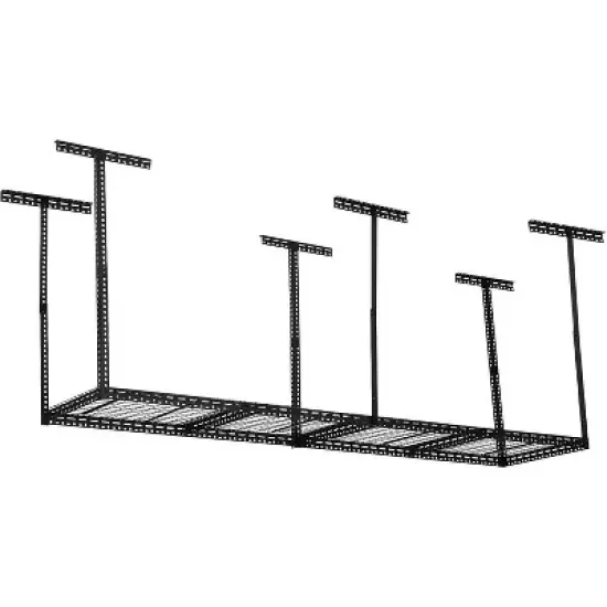 Acekool Metal Garage Ceiling Storage Rack, Overhead Mounted Organizer image {9}