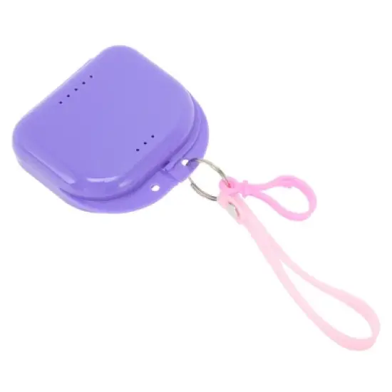 Unique Bargains Compact Braces Box with Lanyard 1 Pc image {14}