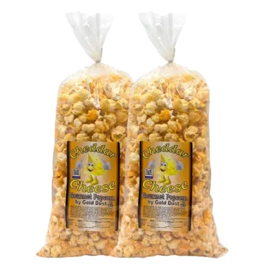 Gold Dust Kettle Corn 7 oz Cheddar Cheese Popcorn - Pack of 2 image {7}