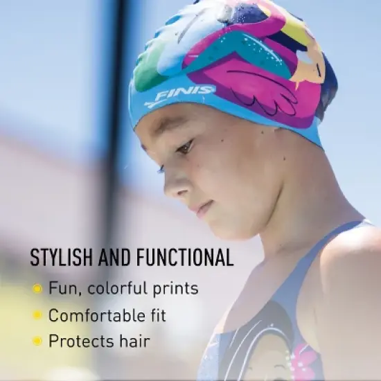 FINIS Mermaid Silicone Swimming Cap image {2}