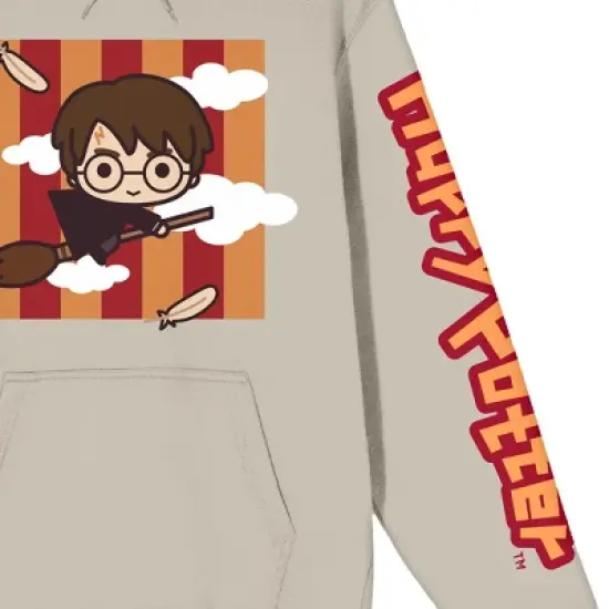 Harry Potter Chibi Harry Adult Natural Graphic Hoodie image {2}