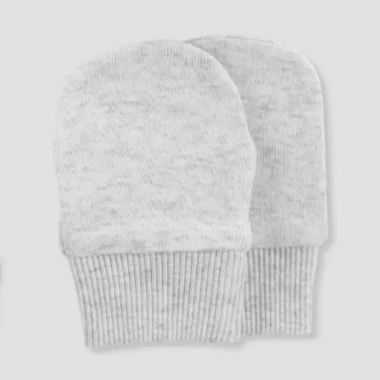 Carter's Just One You&reg; Baby 6pk Hat and Mitten Set - White/Gray image {2}