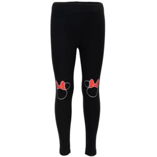 Mickey Mouse & Friends Minnie Mouse Girls Pullover Fleece Hoodie T-Shirt and Leggings 3 Piece Outfit Set Toddler image {3}