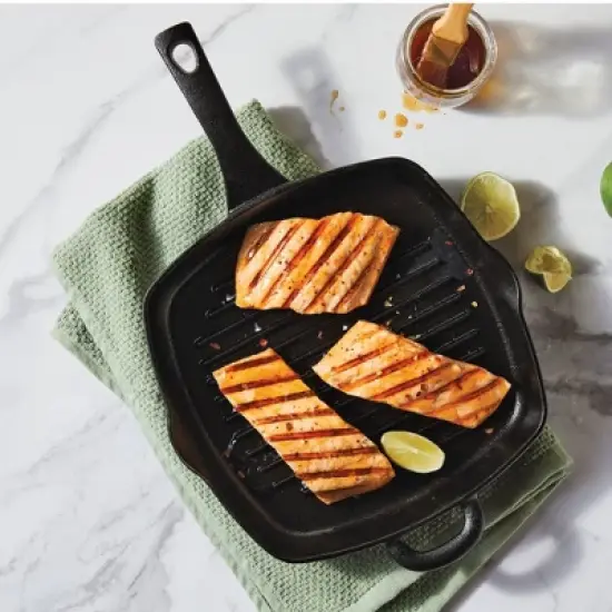 Ayesha Curry 10" Grill Pan (Pre-Seasoned) image {1}