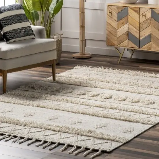 Arvin Olano x RugsUSA - Chandy Textured Wool Area Rug image {8}