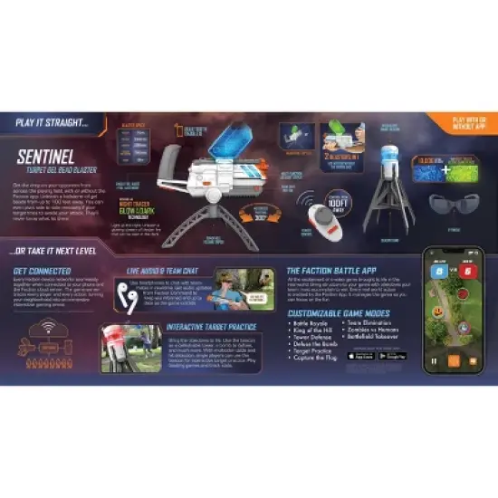 Faction Sentinel Turret Gel Bead Blaster image {11}