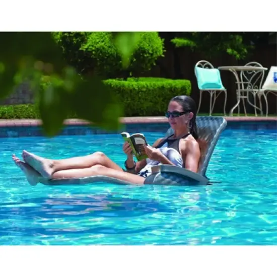 California Sun Deluxe Unsinkable La Jolla Lounger - Foam Cushion Pool Chaise Chair image {6}