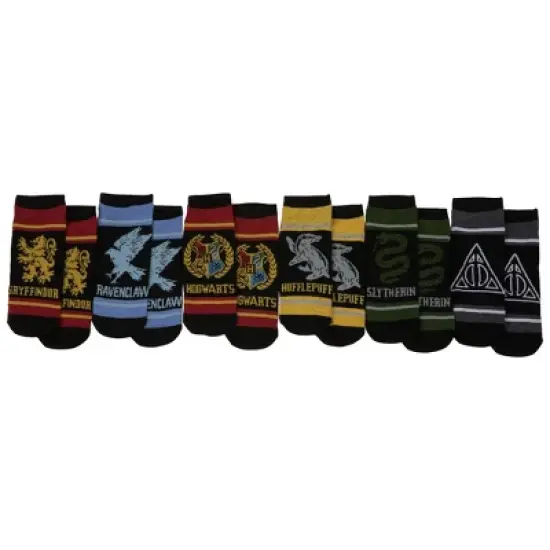 Womens Harry Potter Icons 6-Pair Pack of Low Cut Socks image {5}