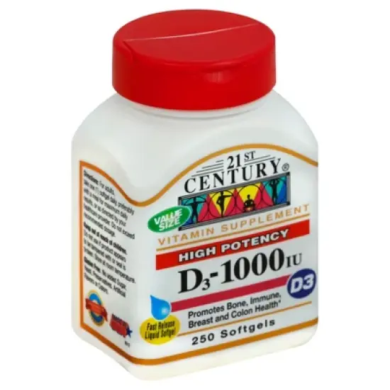 21st Century Vitamin D3 250 ea image {4}
