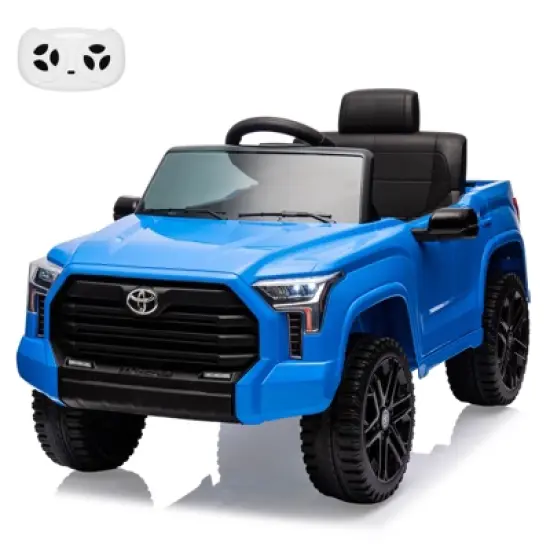 12V Ride on Car for Kids, Licensed Toyota Ride on Truck, Battery Powered Electric Car with Remote Control, LED Lights, Ride On Toys for Boys Girls image {2}