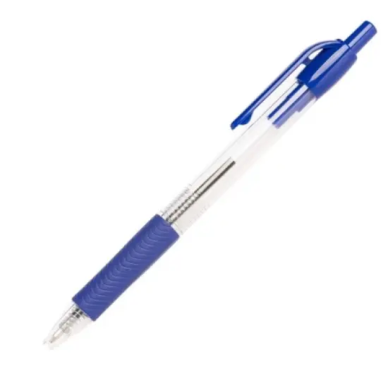 Simply Genius Ballpoint Pens in Bulk - 20 Pack Retractable Office Pens - Great for Schools, Notebooks, Journals (20pcs, Blue Ink) image {1}