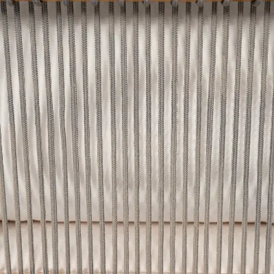 Christopher Knight Home Negley Outdoor Acacia Wood and Rope Weave Club Chair with Water Resistant Cushion image {9}