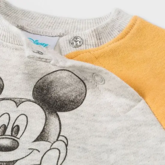 Baby Boys' Disney Mickey Mouse & Friends Top and Bottom Set - Gray image {4}