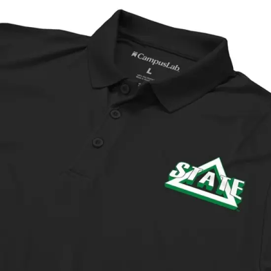 Men's Delta State University Adult Polo Left Chest Logo image {3}