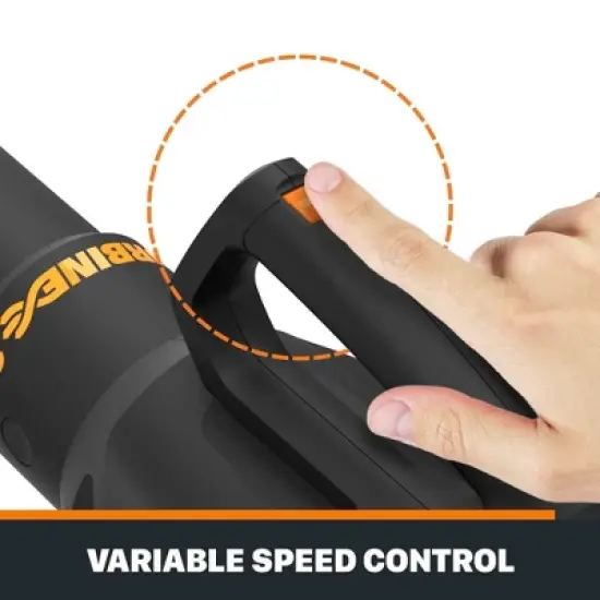 Worx WG931 Power Share 20V Cordless Grass Trimmer, Hedge Trimmer, & Blower Combo (Batteries and Charger Included) image {7}