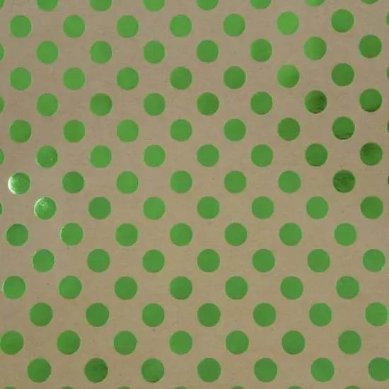 JAM Paper & Envelope 2ct Foil Dotted Gift Wrap Rolls Green/Red image {3}