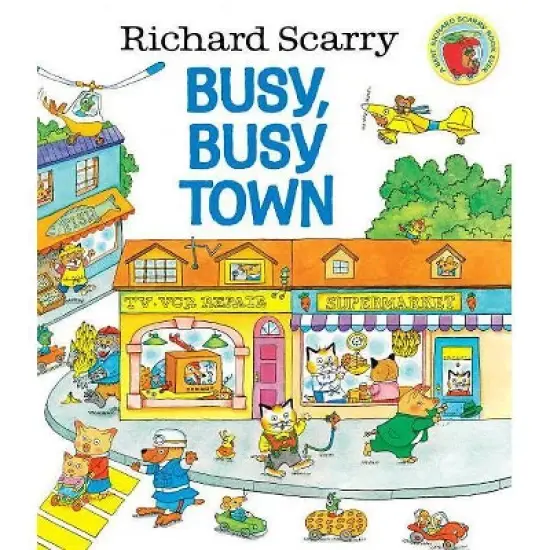 Richard Scarry's Busy, Busy Town ( Golden Look-Look Book) (Hardcover) by Richard Scarry image {1}