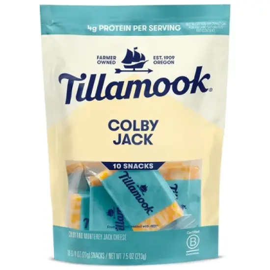 Tillamook Colby Jack Cheese Snack Portions - 7.5oz/10ct image {8}