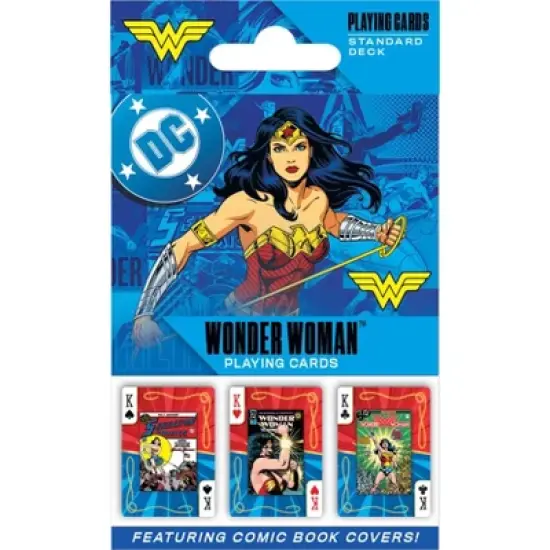 MasterPieces Officially Licensed Wonder Woman Playing Cards - 54 Card Deck for Adults image {4}