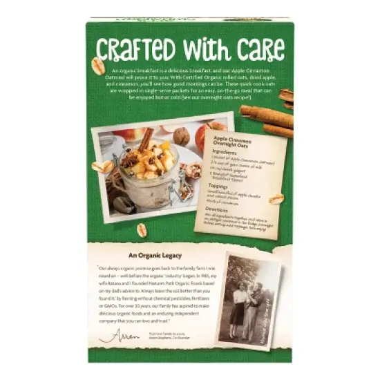 Nature's Path Organic Apple Cinnamon Oatmeal 6pk/84oz image {2}