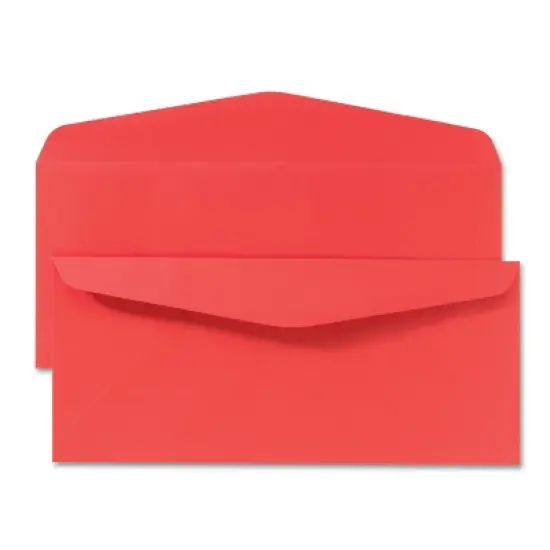 Quality Park Colored Envelope Traditional #10 Red 25/Pack 11134 image {7}
