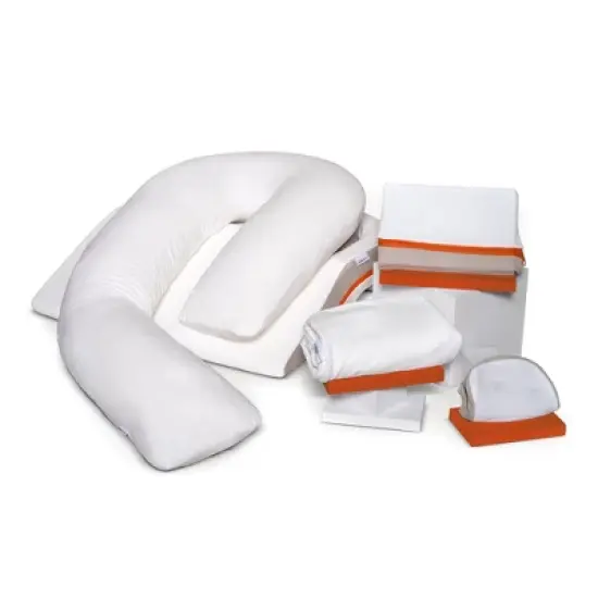 MedCline Reflux Relief System, Bundle - Bed Wedge Pillow for Acid Reflux Relief, Full Body Pillow + Extra Cases image {10}