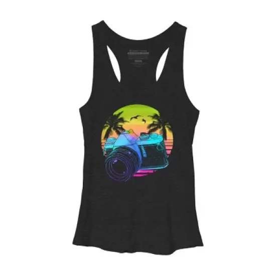 Women's Design By Humans Retro Photography By clingcling Racerback Tank Top image {3}