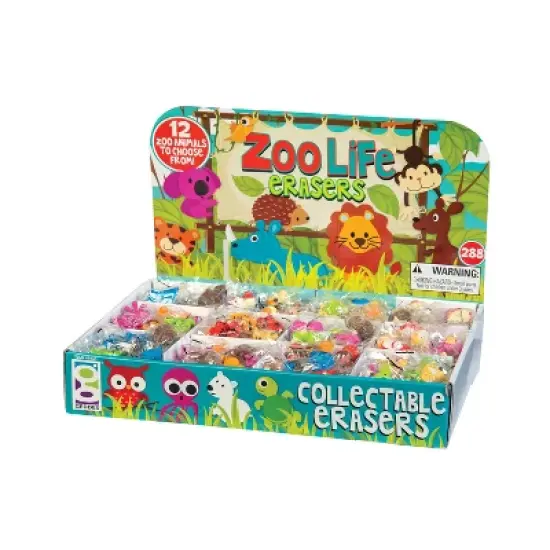 Geddes Zoo Life Eraser Display - 288 per display image {3}