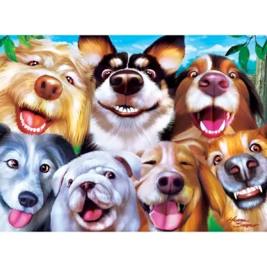 MasterPieces 200 Piece Jigsaw Puzzle for Kids - Goofy Grins - 14"x19" image {2}