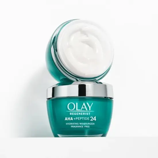 Olay Regenerist AHA + Peptide 24 Face Moisturizer - 1.7 oz image {3}