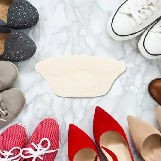 Unique Bargains Breathable Heel Pads 0.28'' 2 Pair image {5}