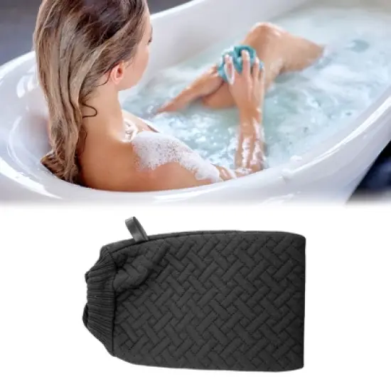 Unique Bargains Gloves Bath Towel for bathroom 14x24cm 1 Pc image {1}